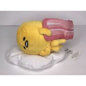 Gudetama Plush Egg Bacon Petite Mascot Sanrio Sleeping Blanket Beanbag Kawaii
